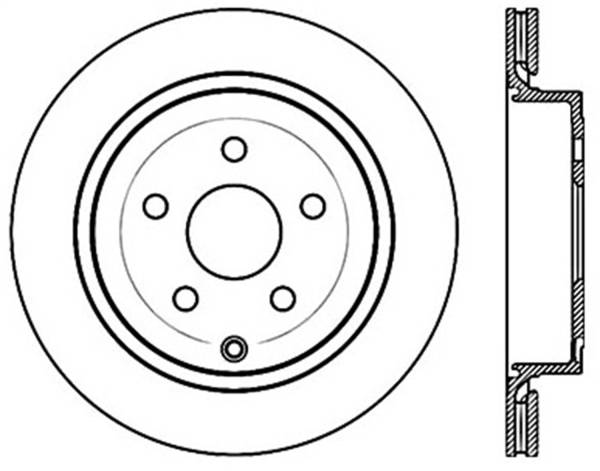 Stoptech - StopTech Sport Slotted Cryo Brake Rotor Rear Left 126.62113CSL