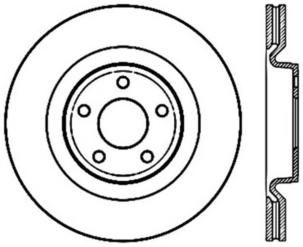 Stoptech - StopTech Sport Slotted Cryo Brake Rotor Front Right 126.62116CSR