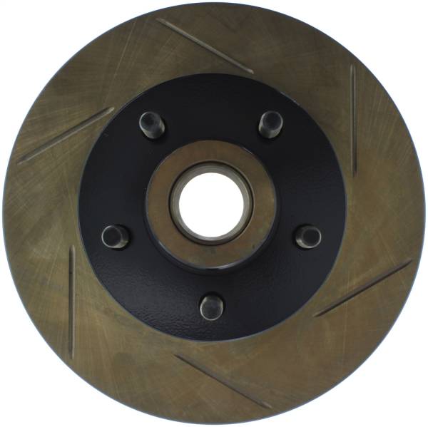 StopTech - StopTech Sport Slotted Brake Rotor Front and Rear Left 126.63010SL