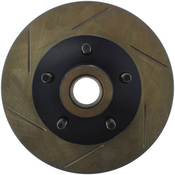 StopTech - StopTech Sport Slotted Brake Rotor Front and Rear Right 126.63010SR