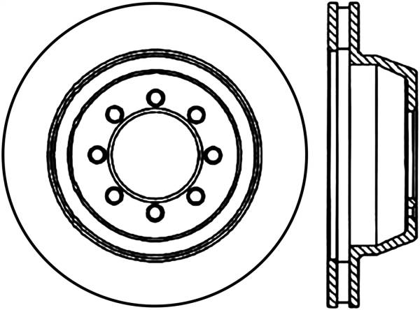 Stoptech - StopTech Sport Slotted Cryo Brake Rotor Front Right 126.65006CSR