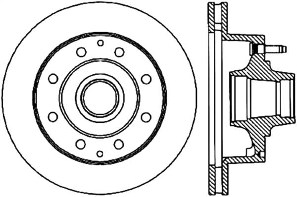 Stoptech - StopTech Sport Slotted Cryo Brake Rotor Front Left 126.65026CSL