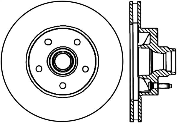 Stoptech - StopTech Sport Slotted Cryo Brake Rotor Front Right 126.65051CSR