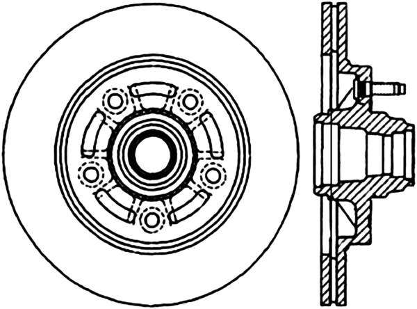 Stoptech - StopTech Sport Slotted Cryo Brake Rotor Front Right 126.65056CSR