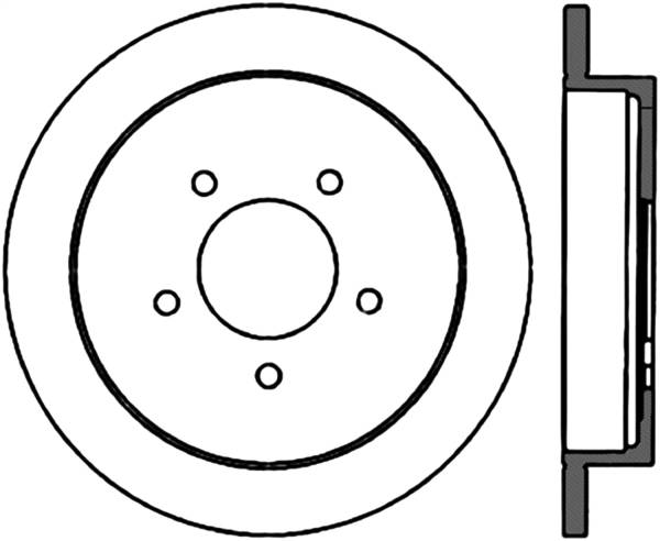 Stoptech - StopTech Sport Slotted Cryo Brake Rotor Rear Right 126.65059CSR