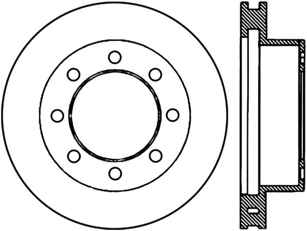 Stoptech - StopTech Sport Slotted Cryo Brake Rotor Front Left 126.65067CSL