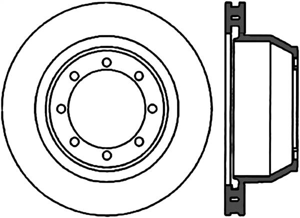 Stoptech - StopTech Sport Slotted Cryo Brake Rotor Rear Right 126.65070CSR