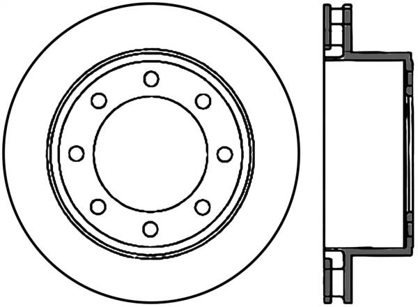 Stoptech - StopTech Sport Slotted Cryo Brake Rotor Rear Right 126.65078CSR