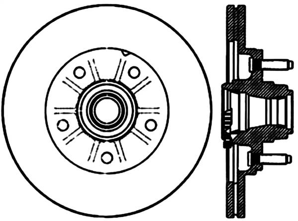 Stoptech - StopTech Sport Slotted Cryo Brake Rotor Rear Right 126.65079CSR