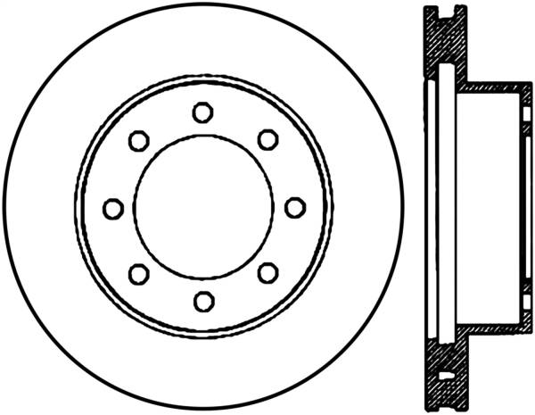 Stoptech - StopTech Sport Slotted Cryo Brake Rotor Front Left 126.65087CSL