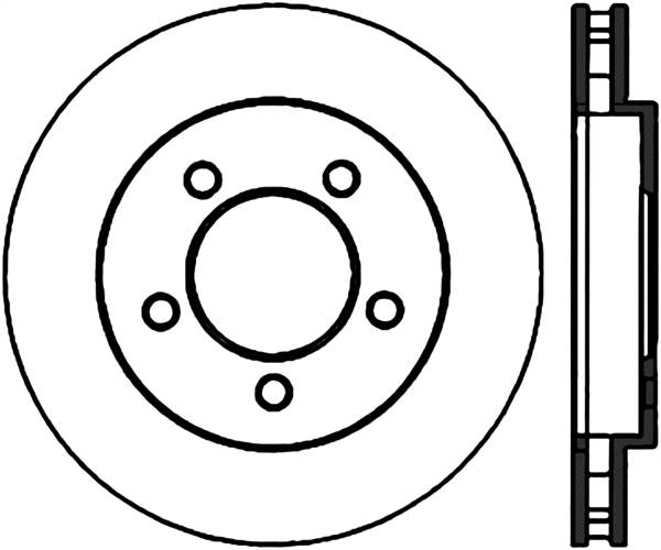 Stoptech - StopTech Sport Slotted Cryo Brake Rotor Front Left 126.65088CSL