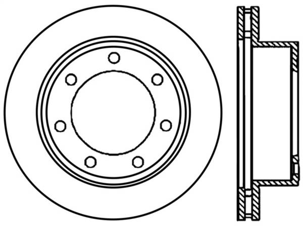 Stoptech - StopTech Sport Slotted Cryo Brake Rotor Rear Right 126.65103CSR