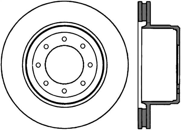 Stoptech - StopTech Sport Slotted Cryo Brake Rotor Rear Right 126.65114CSR