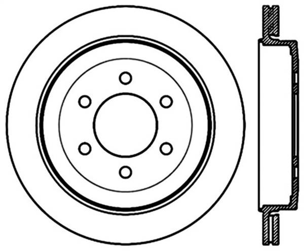 Stoptech - StopTech Sport Slotted Cryo Brake Rotor Rear Right 126.65120CSR