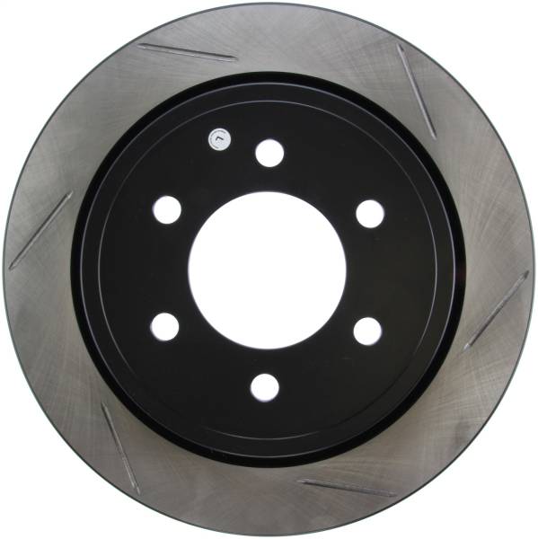 Stoptech - StopTech 12-19 Ford F-150 (w/Manual Parking Brake) Slotted Sport Brake Rotor - 126.65135SL