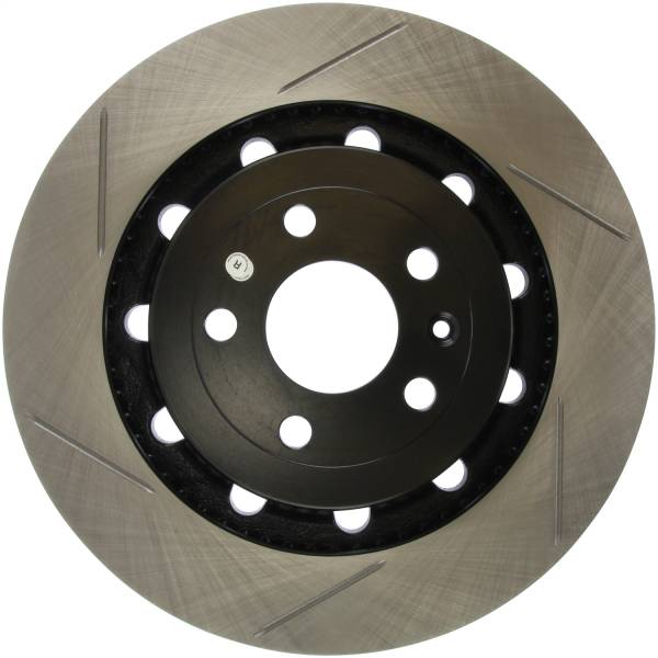 Stoptech - StopTech 2013-2016 Ford Taurus SHO Front Right Slotted Rotor - 126.65136SR