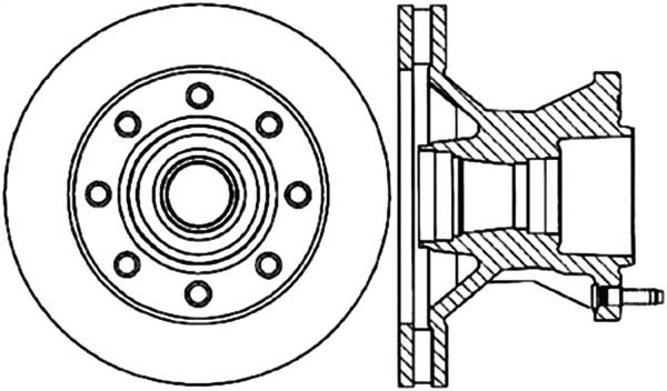 Stoptech - StopTech Sport Slotted Cryo Brake Rotor Front Left 126.66001CSL