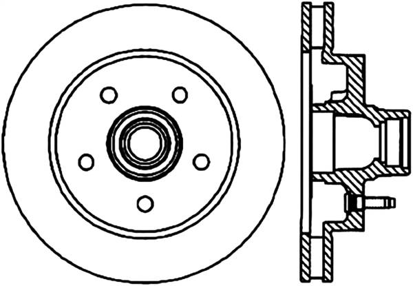 Stoptech - StopTech Sport Slotted Cryo Brake Rotor Front Left 126.66011CSL