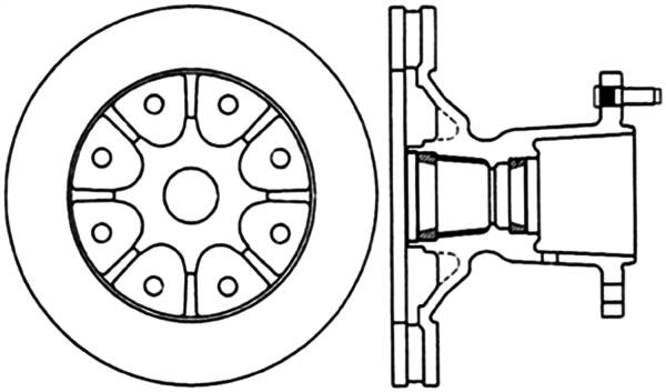 Stoptech - StopTech Sport Slotted Cryo Brake Rotor Front Left 126.66023CSL