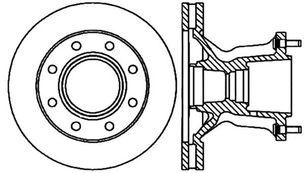 Stoptech - StopTech Sport Slotted Cryo Brake Rotor Front Right 126.66034CSR