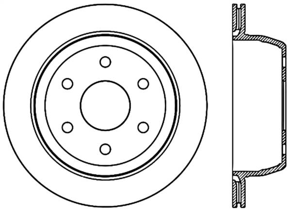 Stoptech - StopTech Sport Slotted Cryo Brake Rotor Rear Right 126.66041CSR