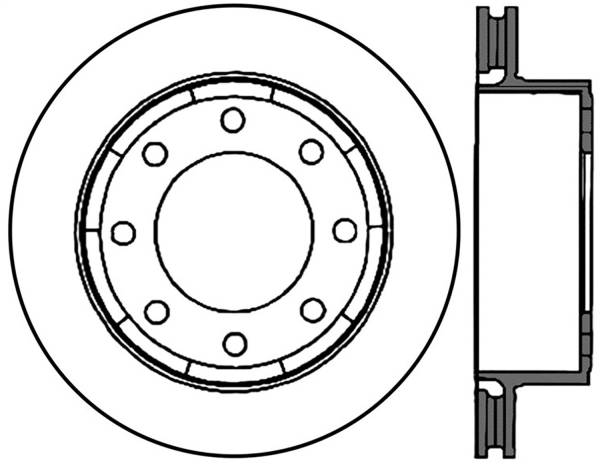 Stoptech - StopTech Sport Slotted Cryo Brake Rotor Rear Right 126.66043CSR