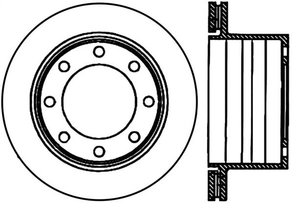 Stoptech - StopTech Sport Slotted Cryo Brake Rotor Rear Right 126.66050CSR