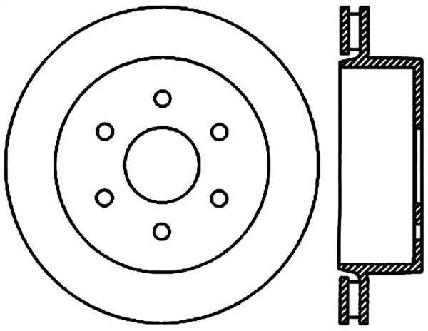 Stoptech - StopTech Sport Slotted Cryo Brake Rotor Rear Right 126.66054CSR