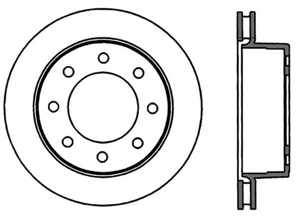 Stoptech - StopTech Sport Slotted Cryo Brake Rotor Rear Right 126.66055CSR