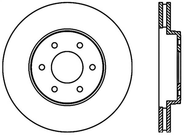 Stoptech - StopTech Sport Slotted Cryo Brake Rotor Front Left 126.66064CSL