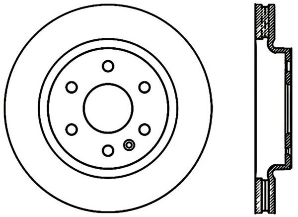 Stoptech - StopTech Sport Slotted Cryo Brake Rotor Front Left 126.66069CSL