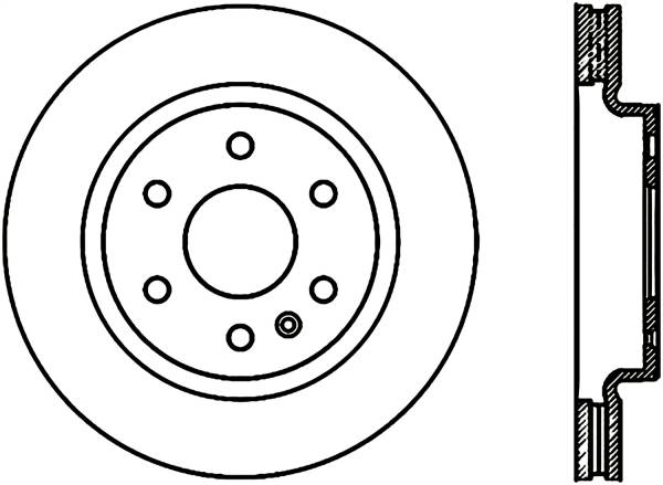 Stoptech - StopTech Sport Slotted Cryo Brake Rotor Front Right 126.66069CSR