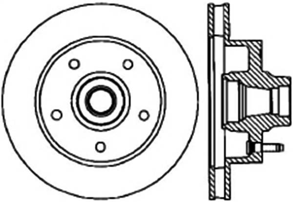 Stoptech - StopTech Sport Slotted Cryo Brake Rotor Front Left 126.67009CSL