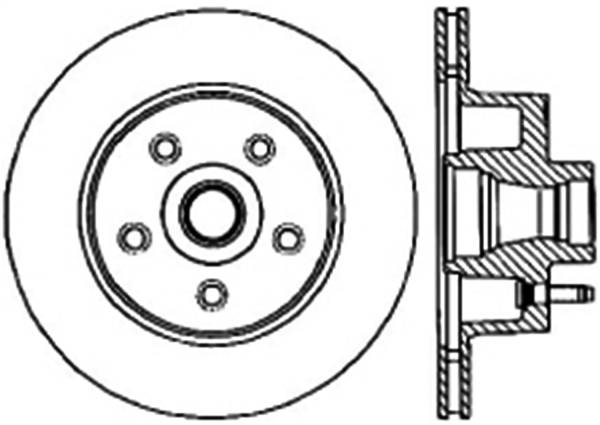 Stoptech - StopTech Sport Slotted Cryo Brake Rotor Front Left 126.67014CSL