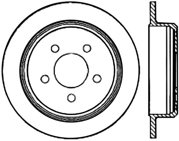 Stoptech - StopTech Sport Slotted Cryo Brake Rotor Rear Right 126.67032CSR