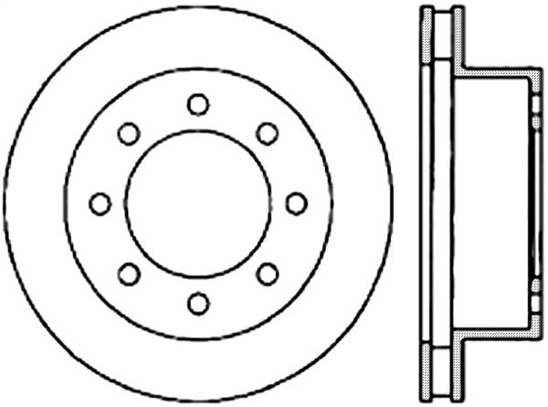 Stoptech - StopTech Sport Slotted Cryo Brake Rotor Front Right 126.67046CSR