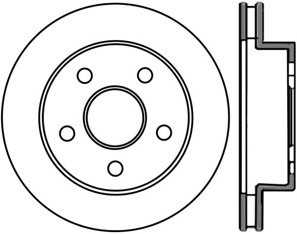 Stoptech - StopTech Sport Slotted Cryo Brake Rotor Front Left 126.67050CSL