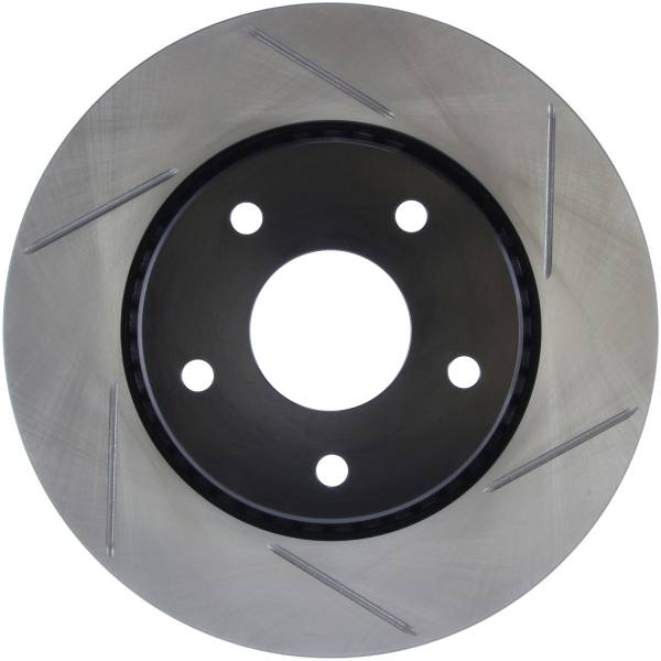 StopTech - StopTech Sport Slotted Brake Rotor; Front Left