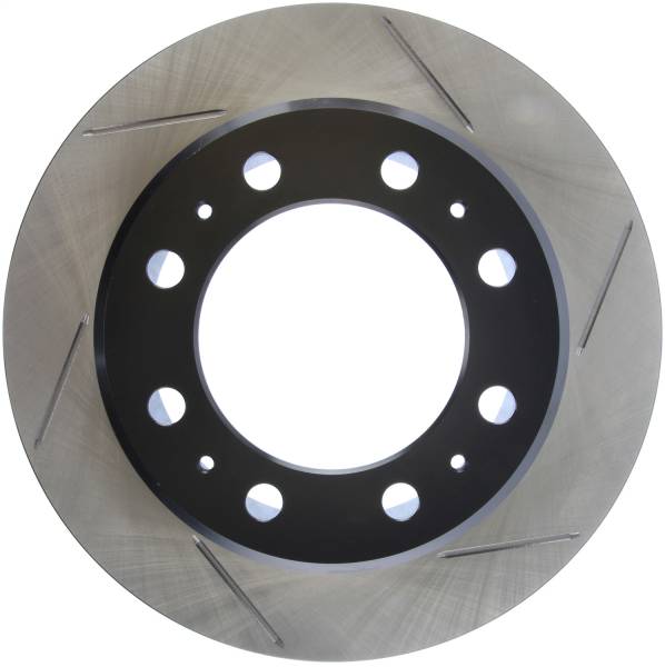 Stoptech - StopTech 08-10 Dodge Ram 4500 6.7L Slotted Left Front Brake Rotor - 126.67080SL