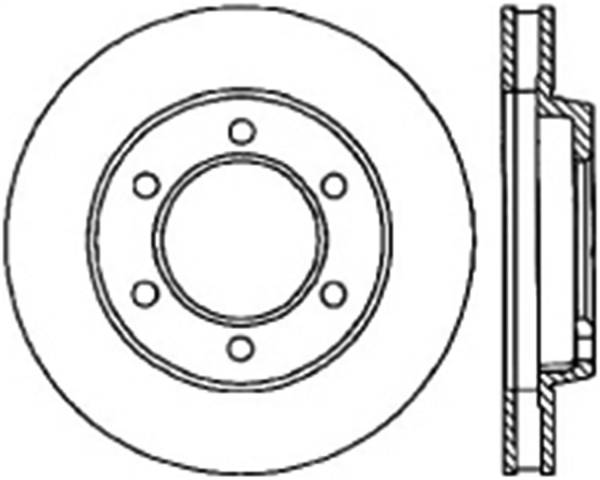 Stoptech - StopTech Sport Slotted Cryo Brake Rotor Front Right 126.68000CSR