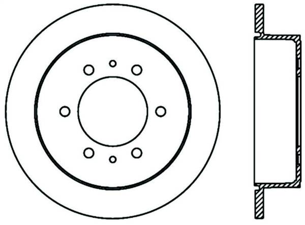 Stoptech - StopTech Sport Slotted Cryo Brake Rotor Rear Right 126.69002CSR