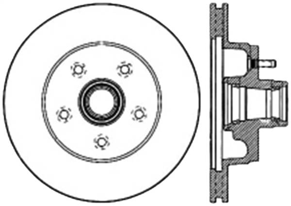 Stoptech - StopTech Sport Slotted Cryo Brake Rotor Front Right 126.80003CSR