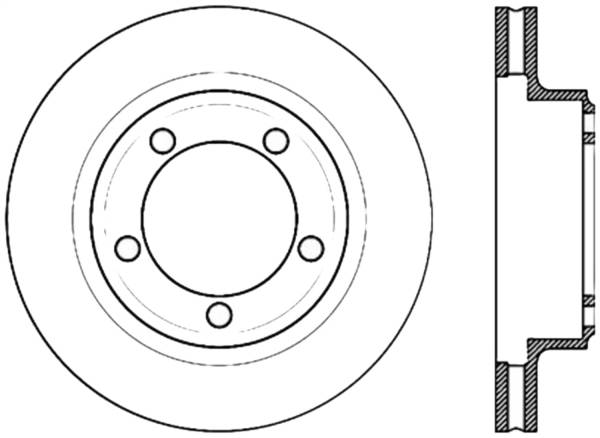 StopTech - StopTech Sport Slotted Cryo Brake Rotor Front and Rear Left 126.83016CSL