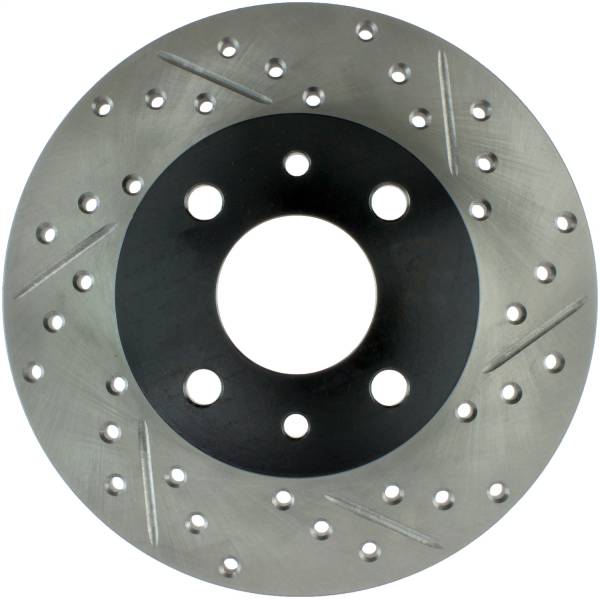 StopTech - StopTech Sport Drilled/Slotted Brake Rotor; Front and Rear Left