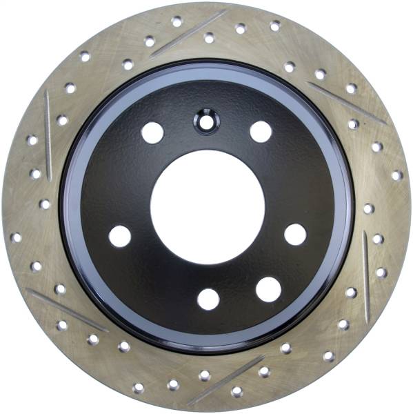 StopTech - StopTech Sport Drilled/Slotted Brake Rotor; Rear Right