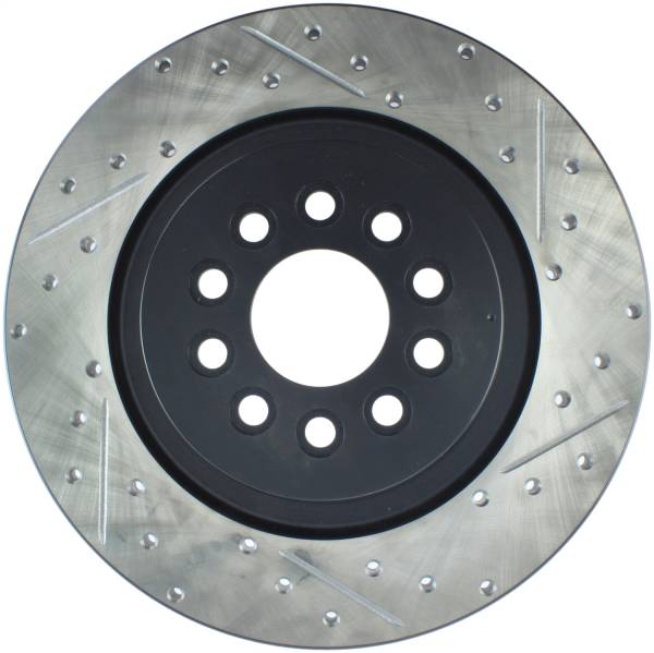 StopTech - StopTech Sport Drilled/Slotted Brake Rotor; Rear Left