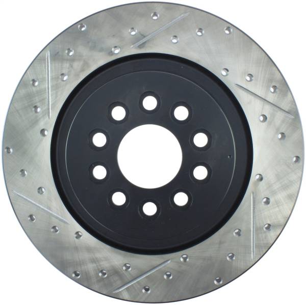 StopTech - StopTech Sport Drilled/Slotted Brake Rotor; Rear Right