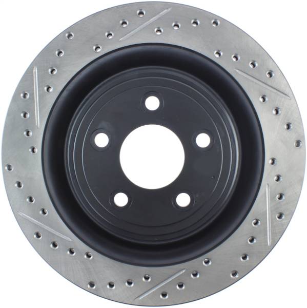 StopTech - StopTech Sport Drilled/Slotted Brake Rotor; Rear Right