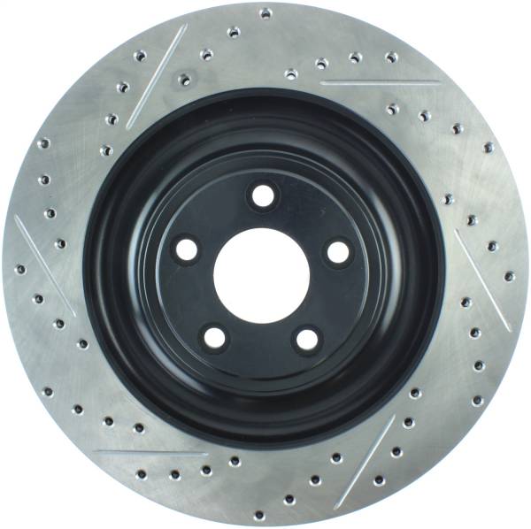 StopTech - StopTech Sport Drilled/Slotted Brake Rotor; Rear Right