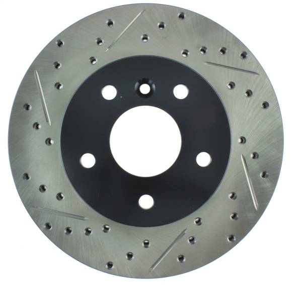 StopTech - StopTech Sport Drilled/Slotted Brake Rotor; Front Right